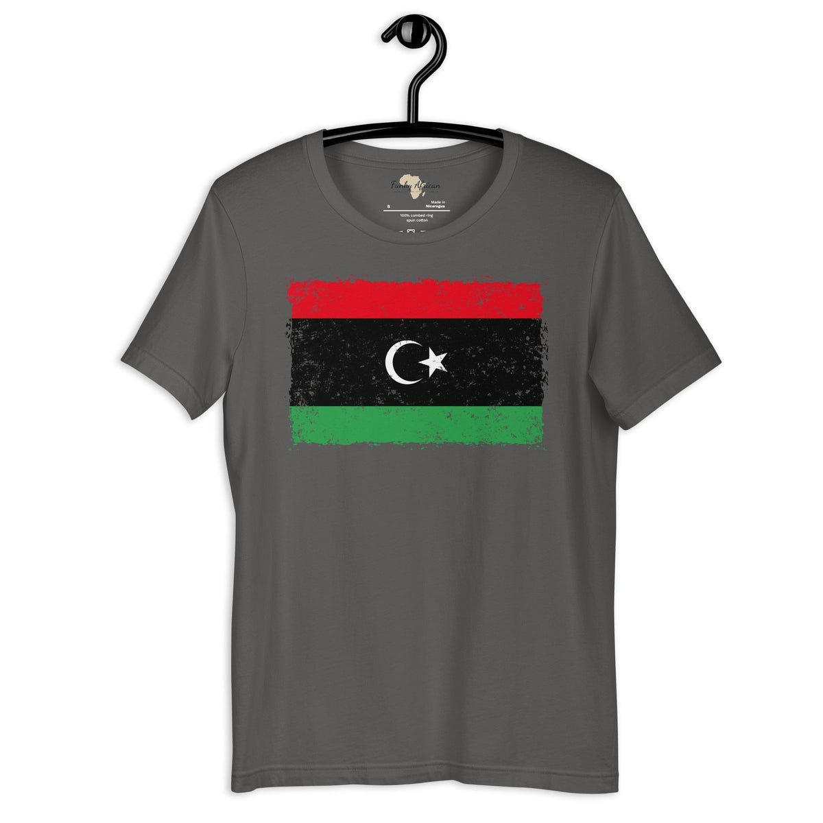 Libya grunge unisex tee Funky African