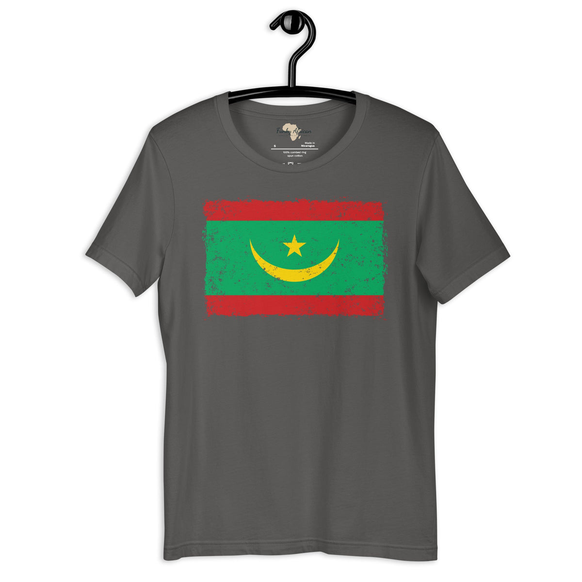 Mauritania grunge unisex tee Funky African