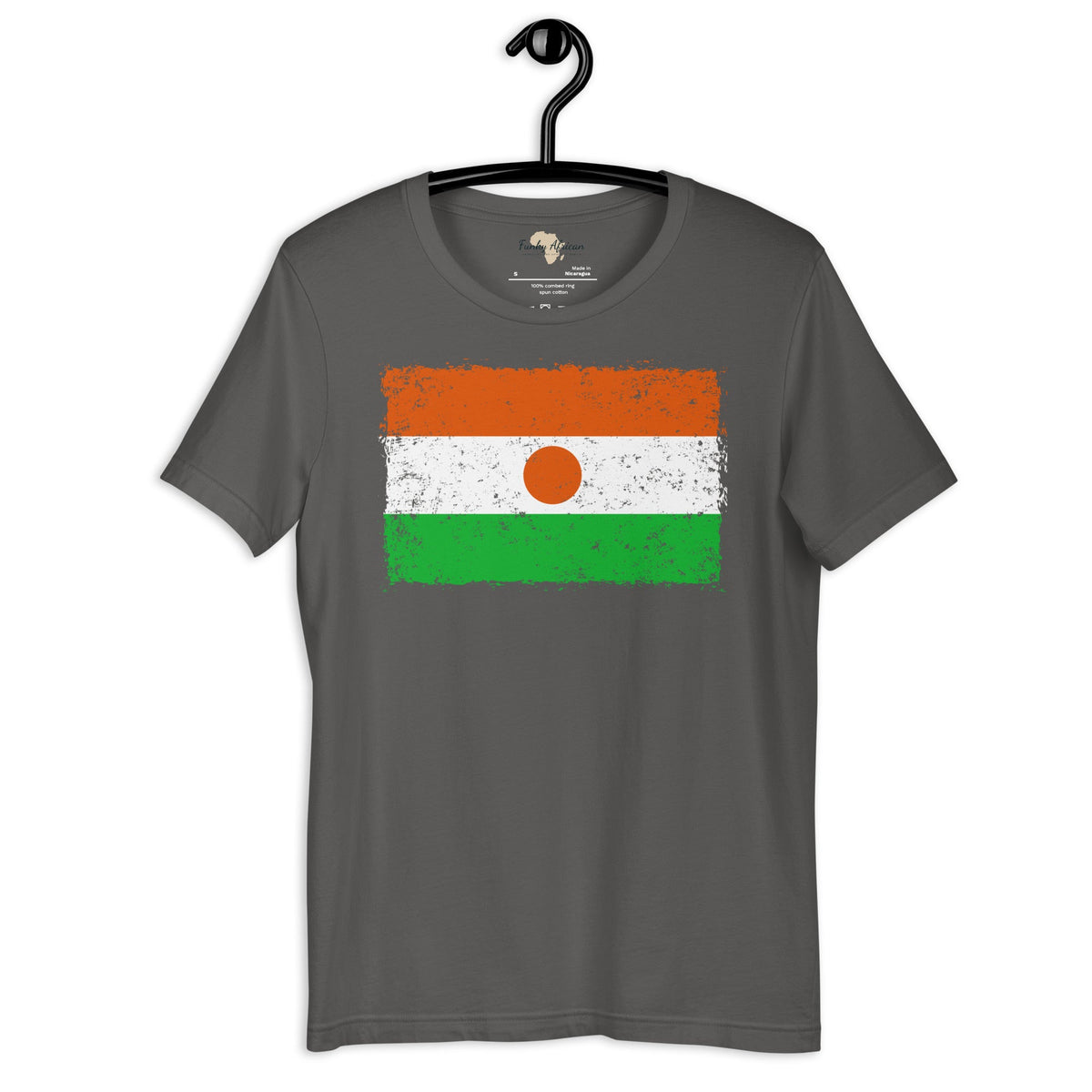 Nigerien grunge unisex tee Funky African