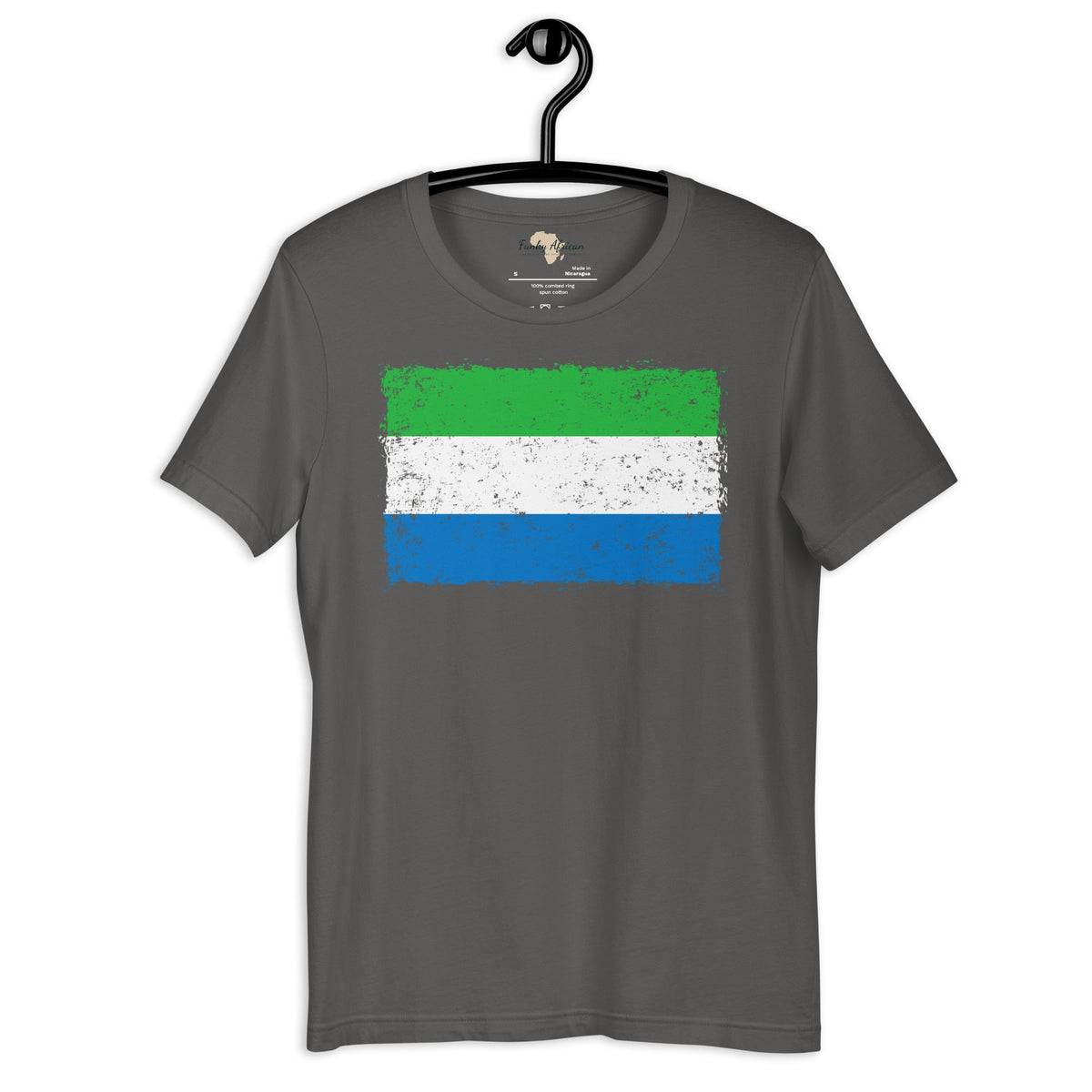 Sierra Leone grunge unisex tee Funky African