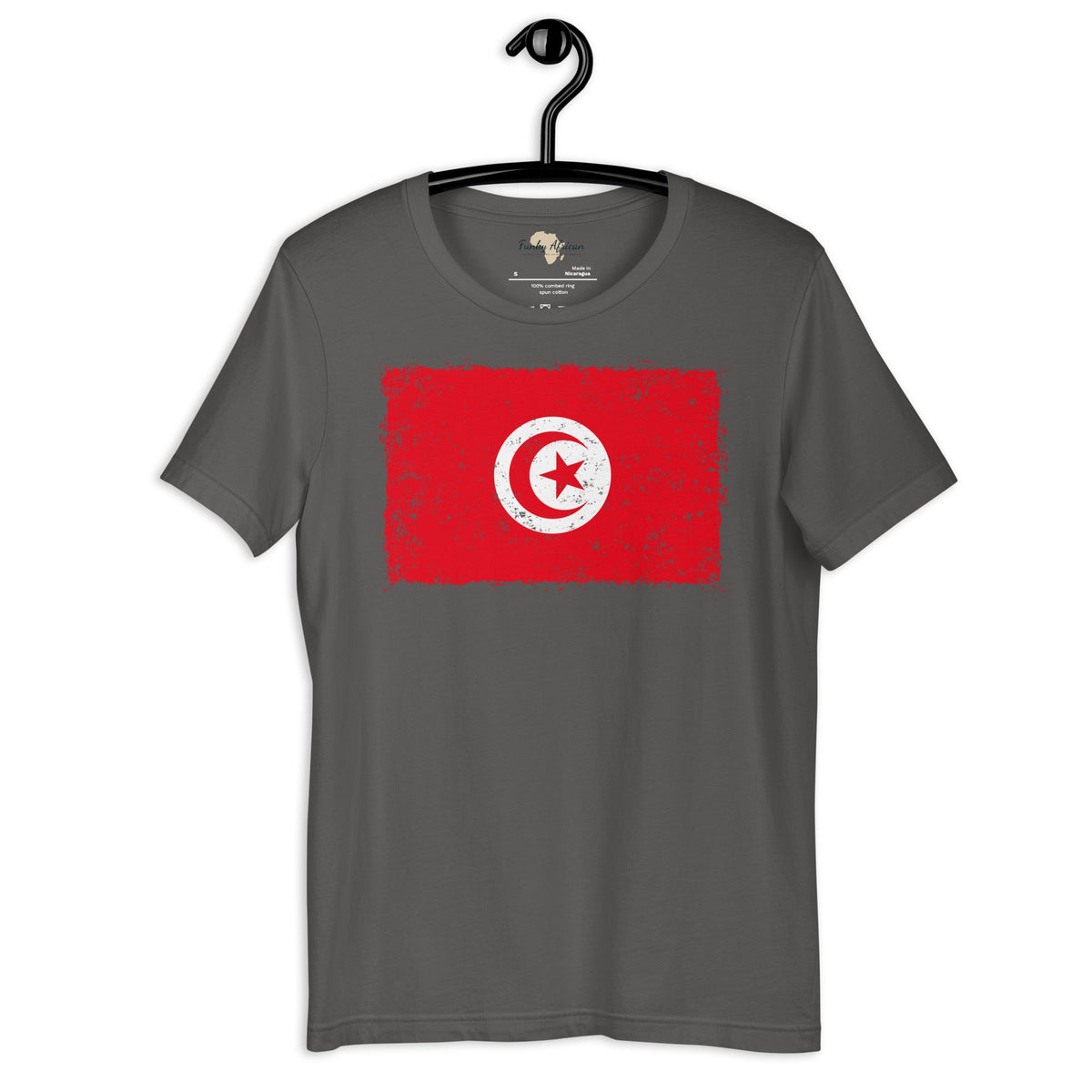 Tunisia grunge unisex tee Funky African
