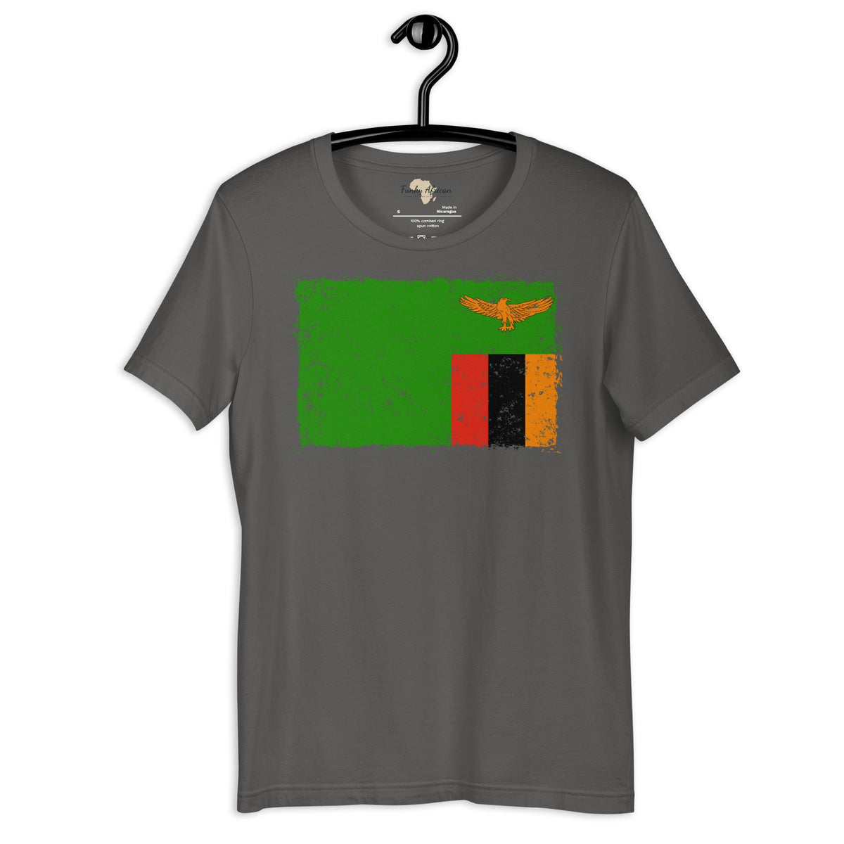 Zambia grunge unisex tee Funky African