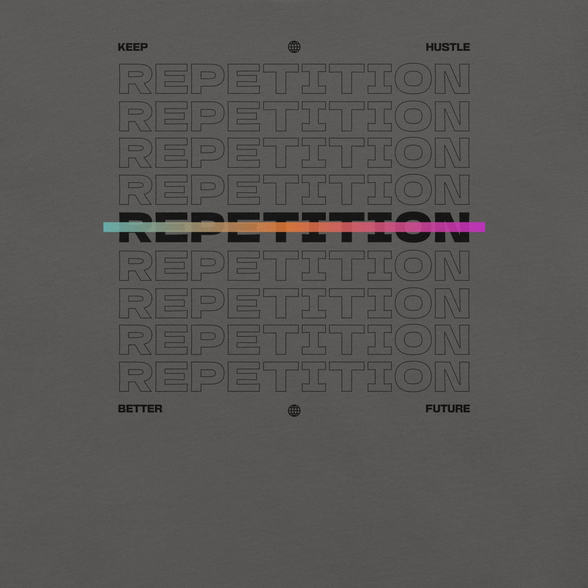 Repetition unisex tee Funky African