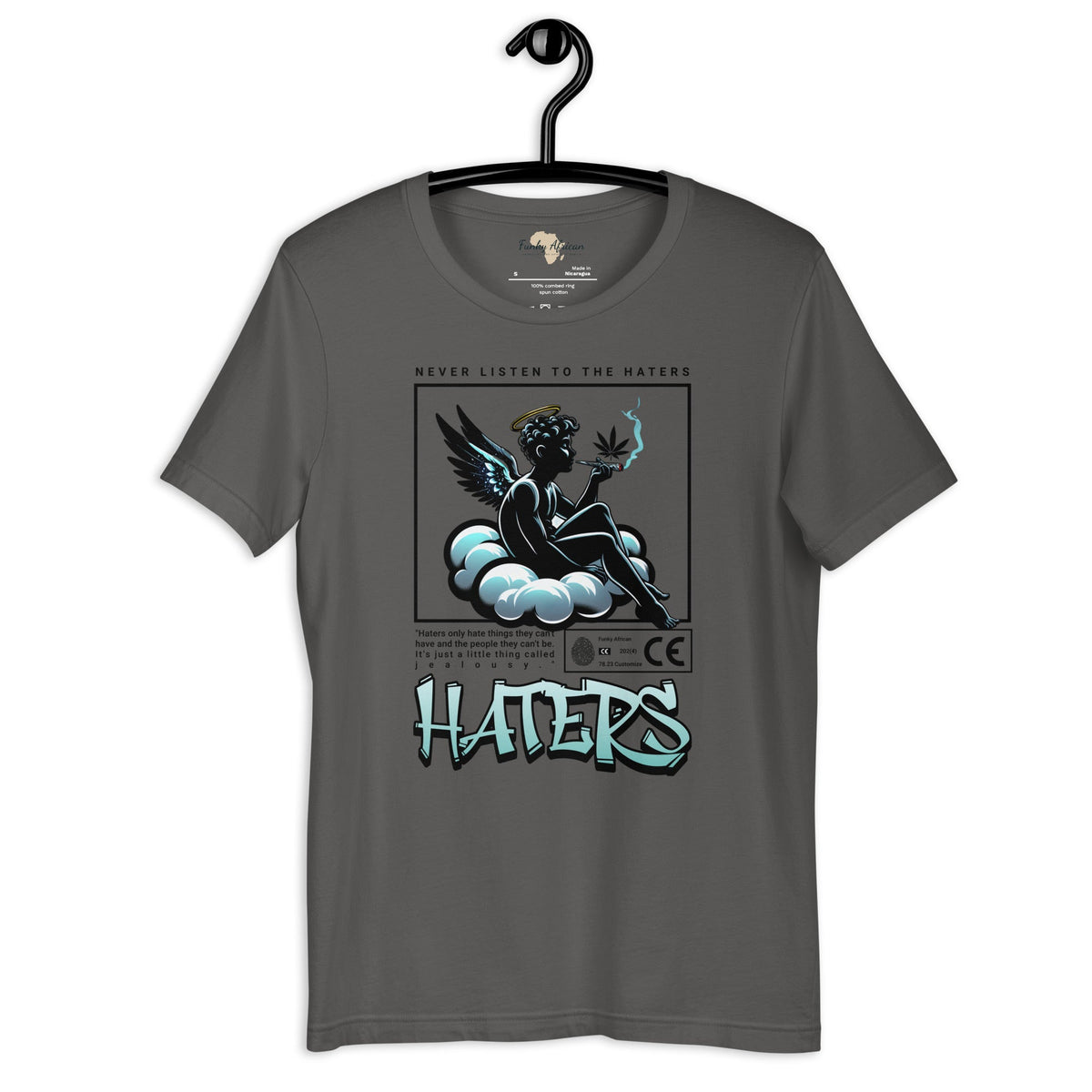 Haters unisex tee Funky African