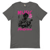 Music is medicine unisex t-shirt