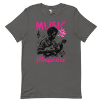 Music is medicine unisex t-shirt