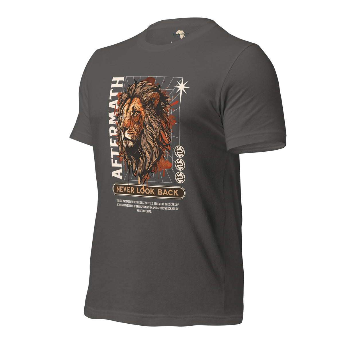 Never Look Back Unisex t-shirt Funky African