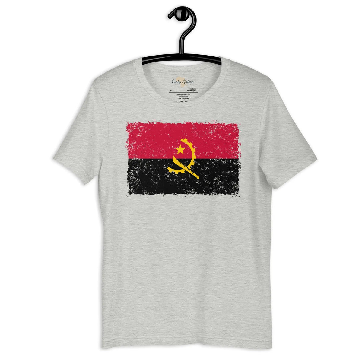 Angolan grunge unisex tee Funky African