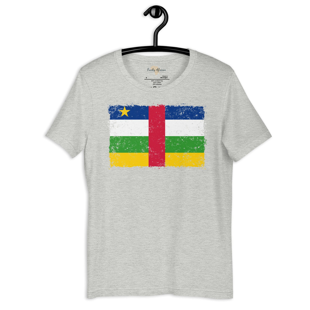 Central African Republic grunge unisex tee Funky African