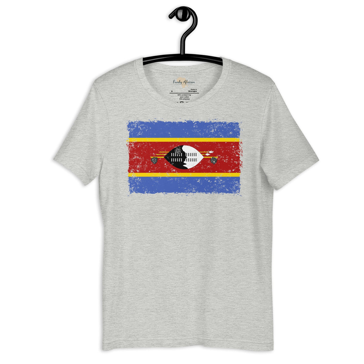 Eswatini grunge unisex tee Funky African