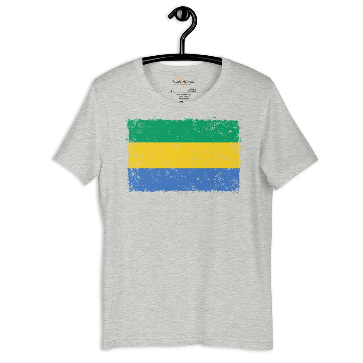 Gabon grunge unisex tee Funky African