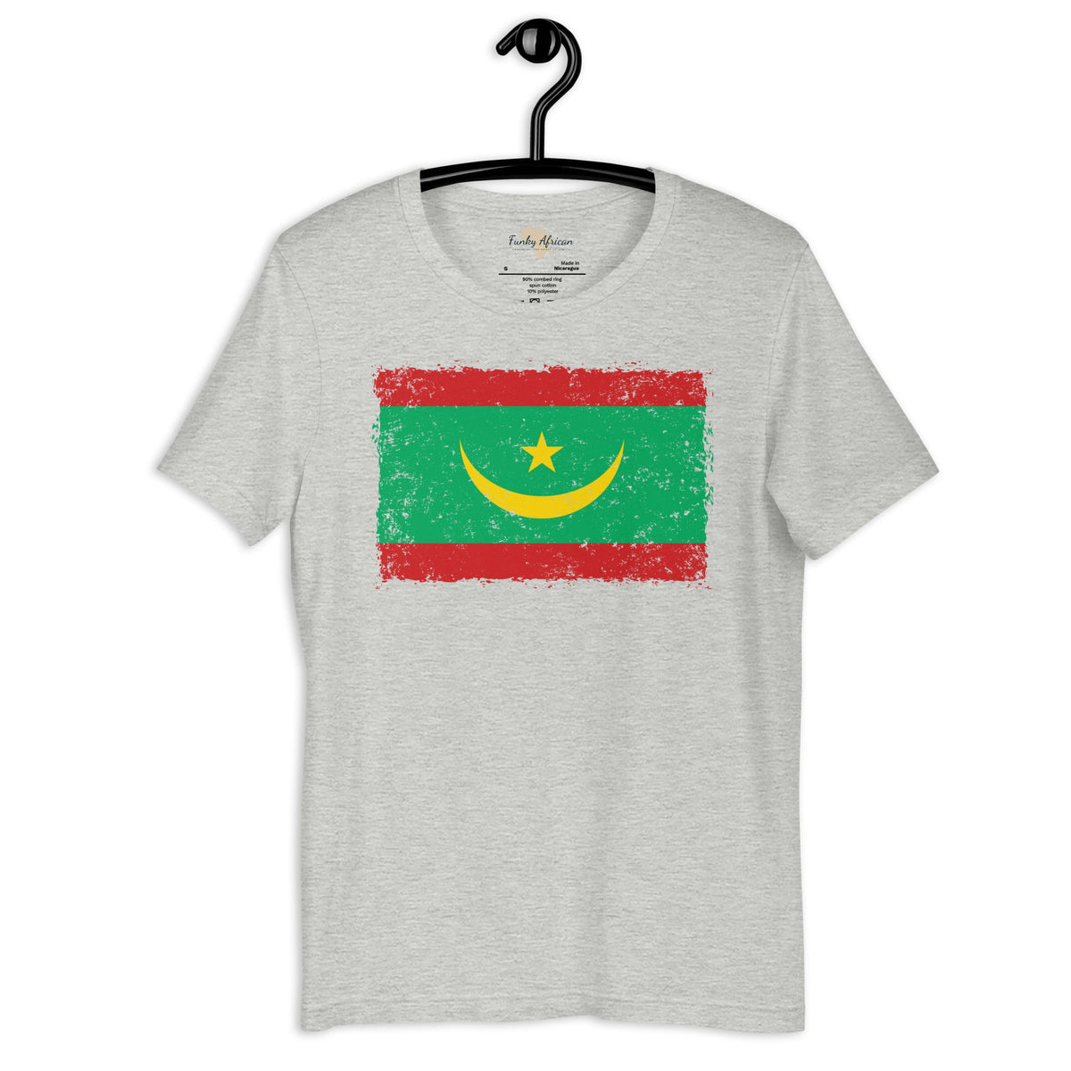 Mauritania grunge unisex tee Funky African