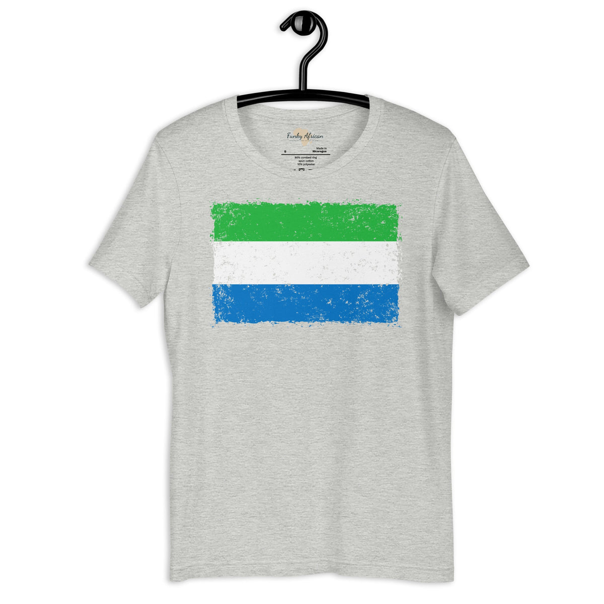 Sierra Leone grunge unisex tee Funky African