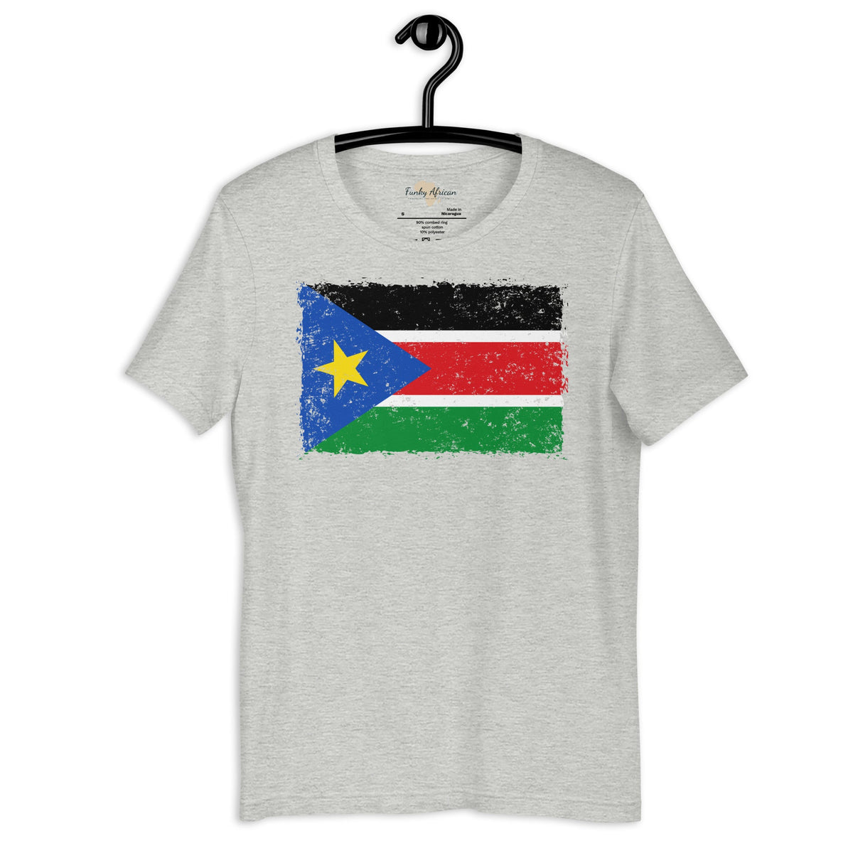 South Sudan grunge unisex tee Funky African