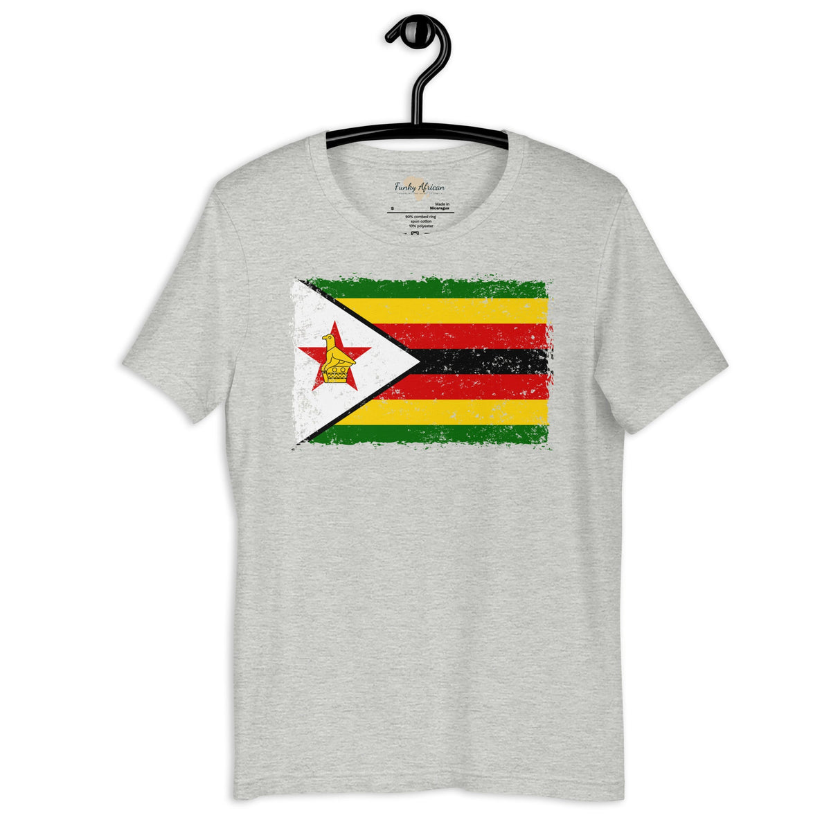 Zimbabwe grunge unisex tee Funky African