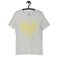 Typography heart with positive words unisex tee Funky African