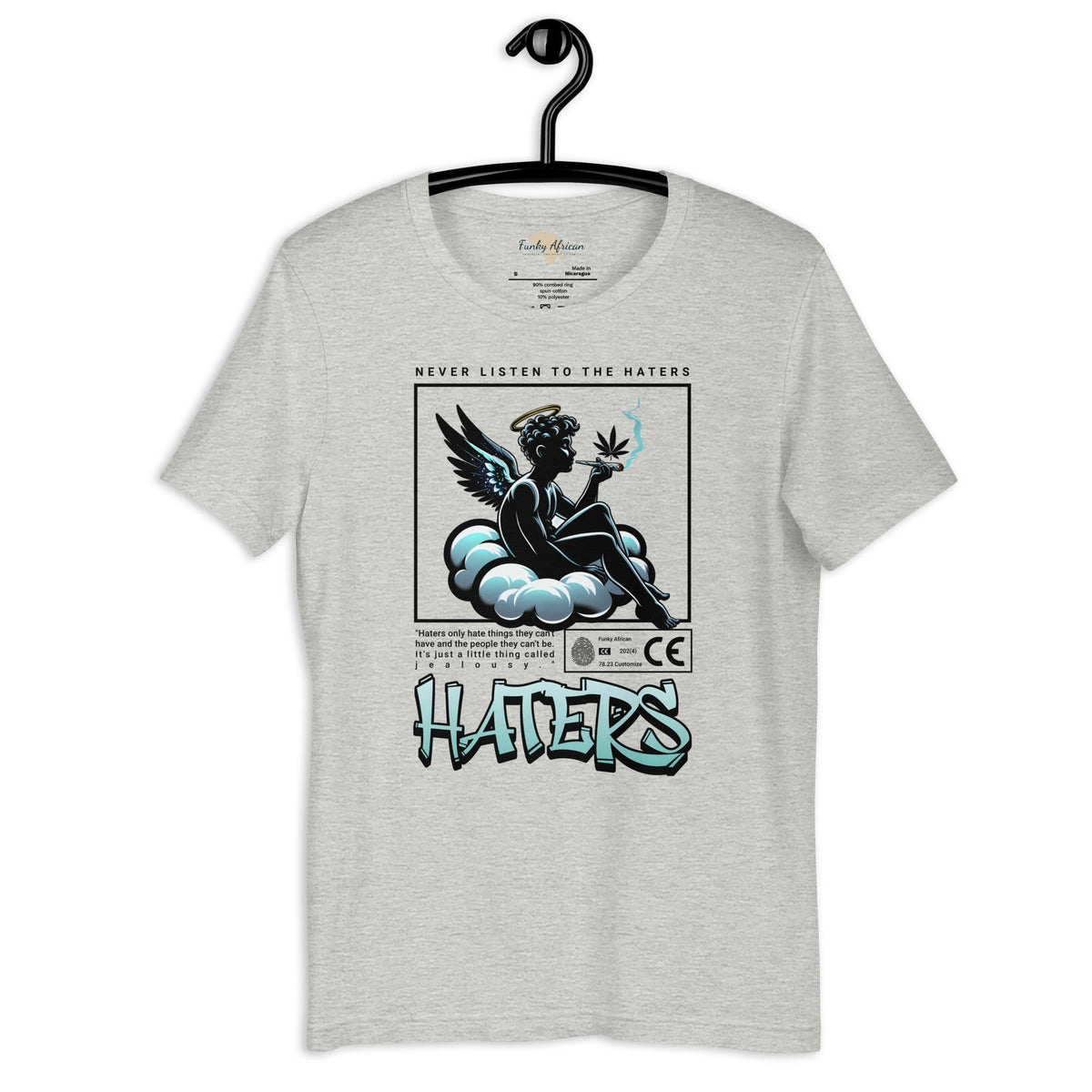 Haters unisex tee Funky African