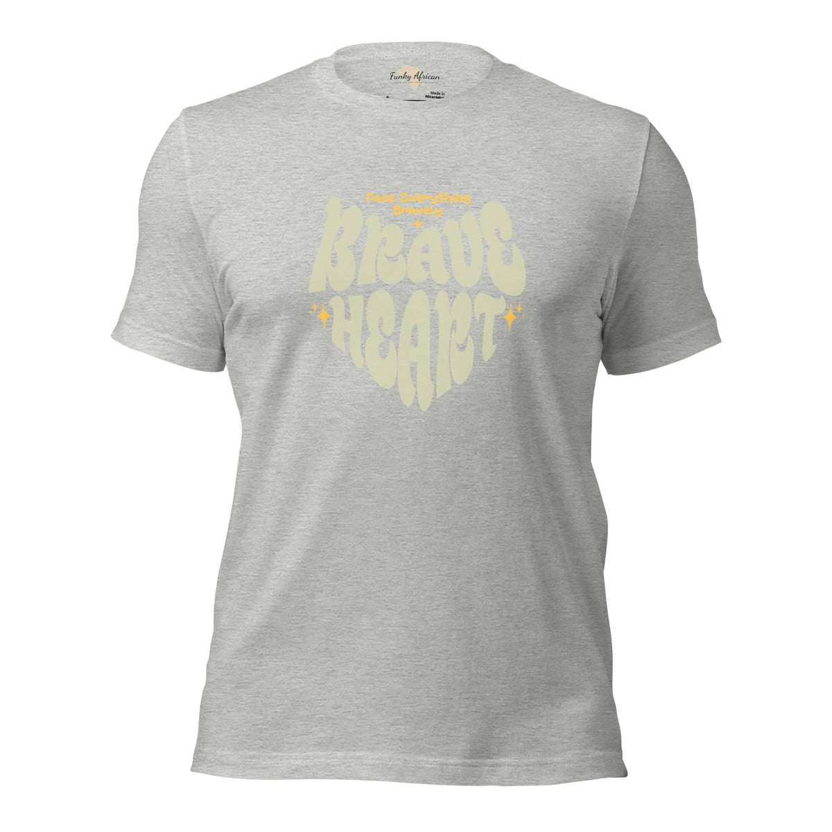 Brave Heart Unisex t-shirt Funky African