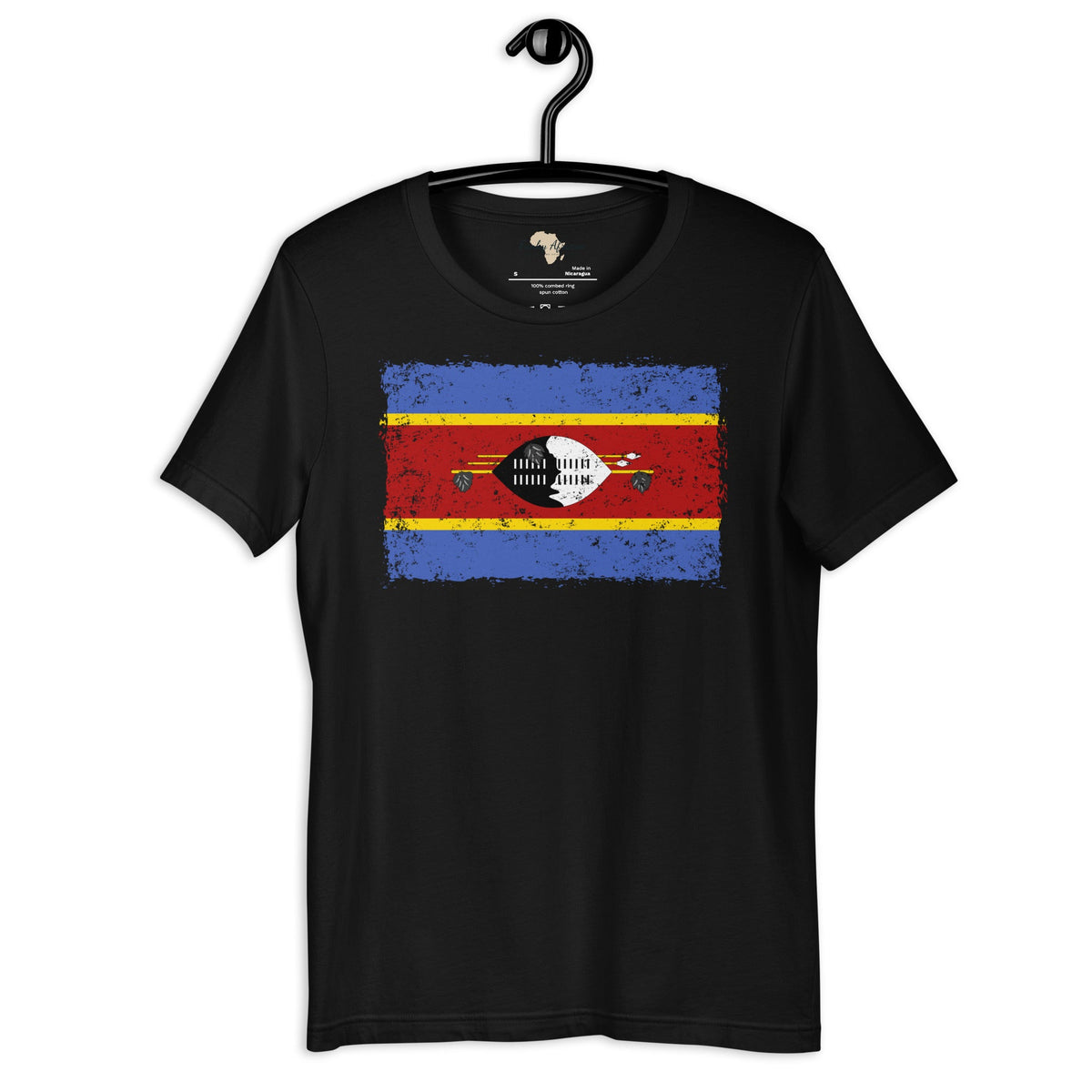Eswatini grunge unisex tee Funky African