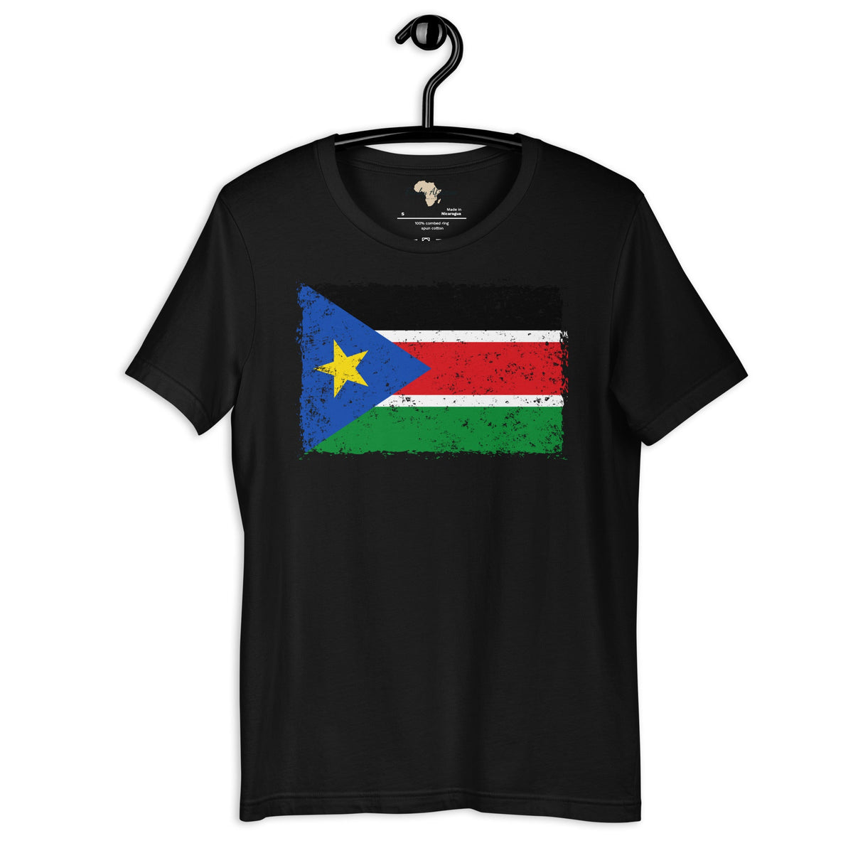 South Sudan grunge unisex tee Funky African