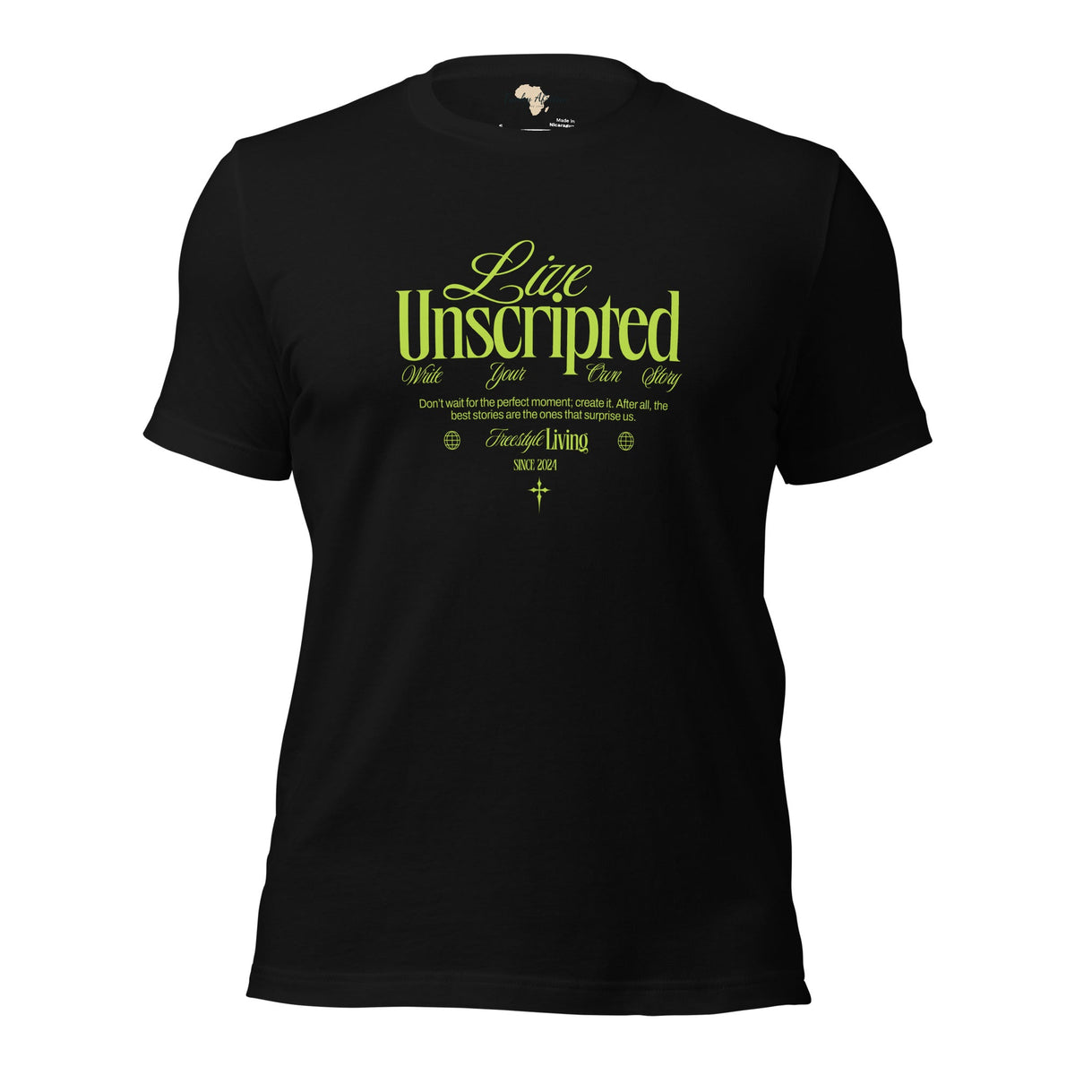 Live Unscripted Unisex t-shirt Funky African