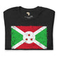 Burundi grunge unisex tee