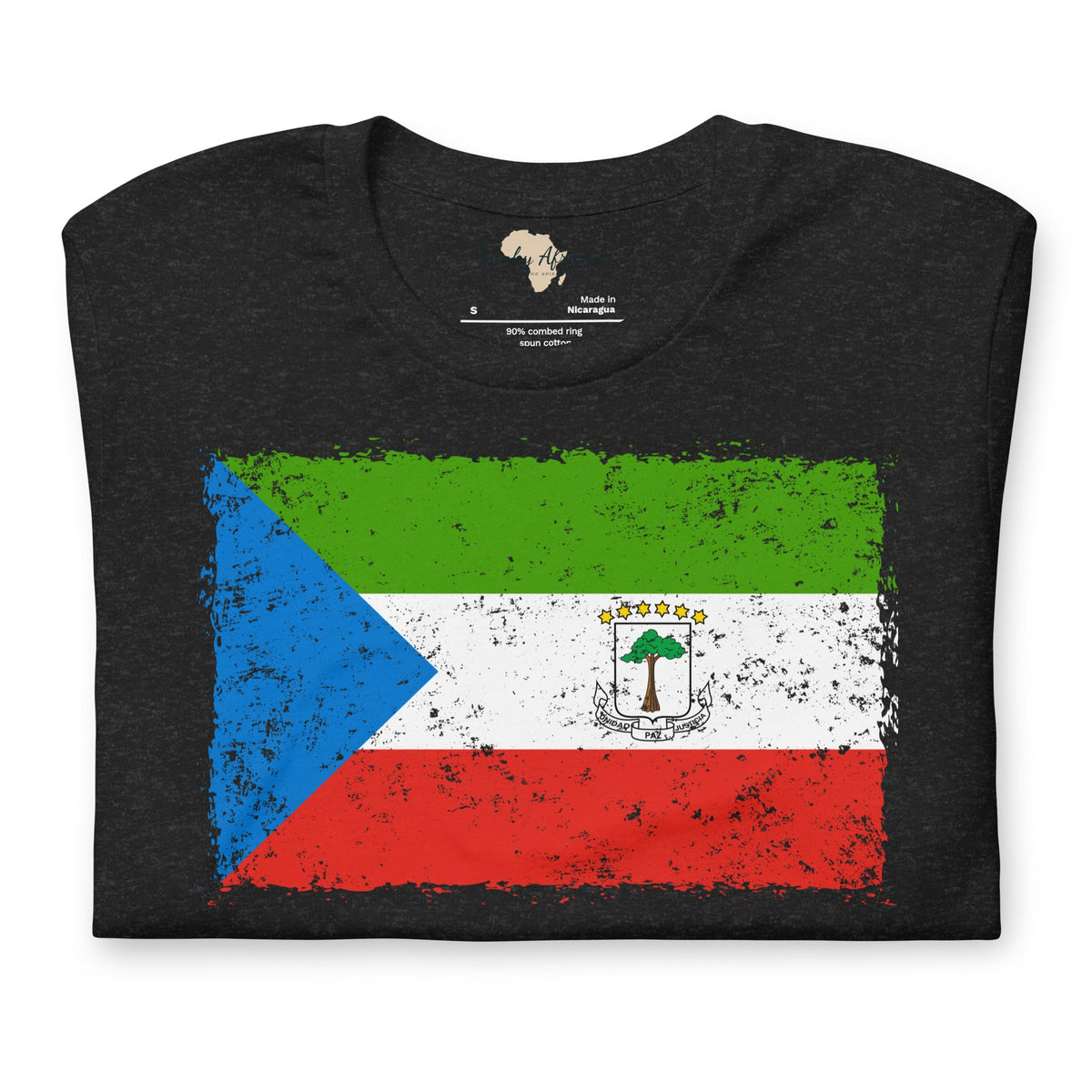 Equatorial Guinea grunge unisex tee Funky African