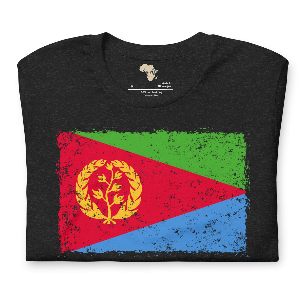 Eritrea grunge unisex tee Funky African