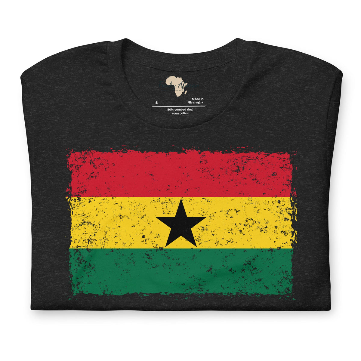 Ghana grunge unisex tee Funky African