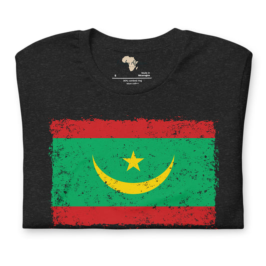 Mauritania grunge unisex tee