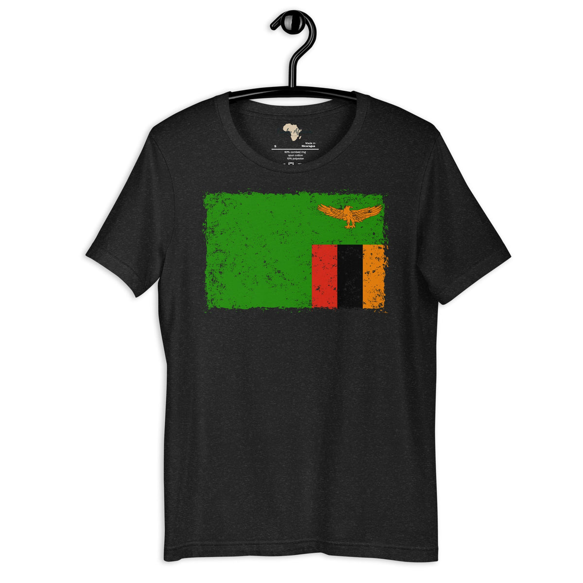 Zambia grunge unisex tee Funky African