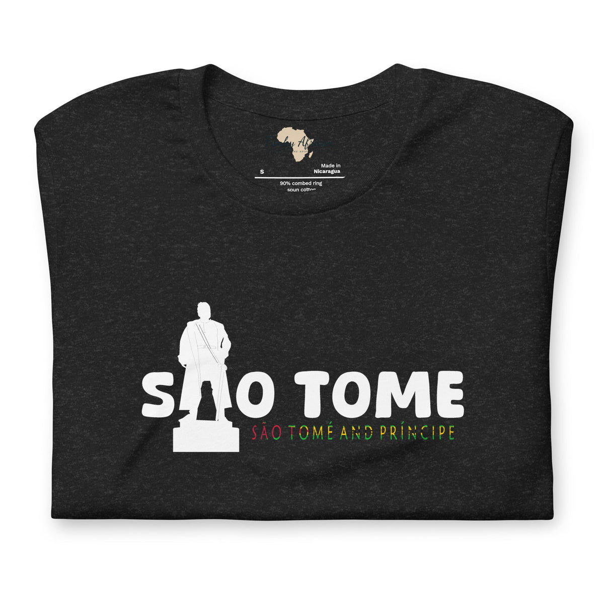 São Tomé and Príncipe capital unisex tee Funky African