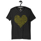 Typography heart with positive words unisex tee Funky African