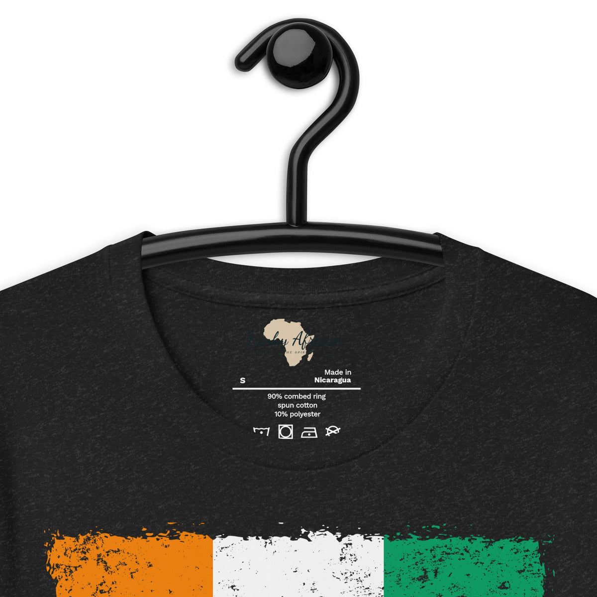 Côte d'Ivoire grunge unisex tee Funky African