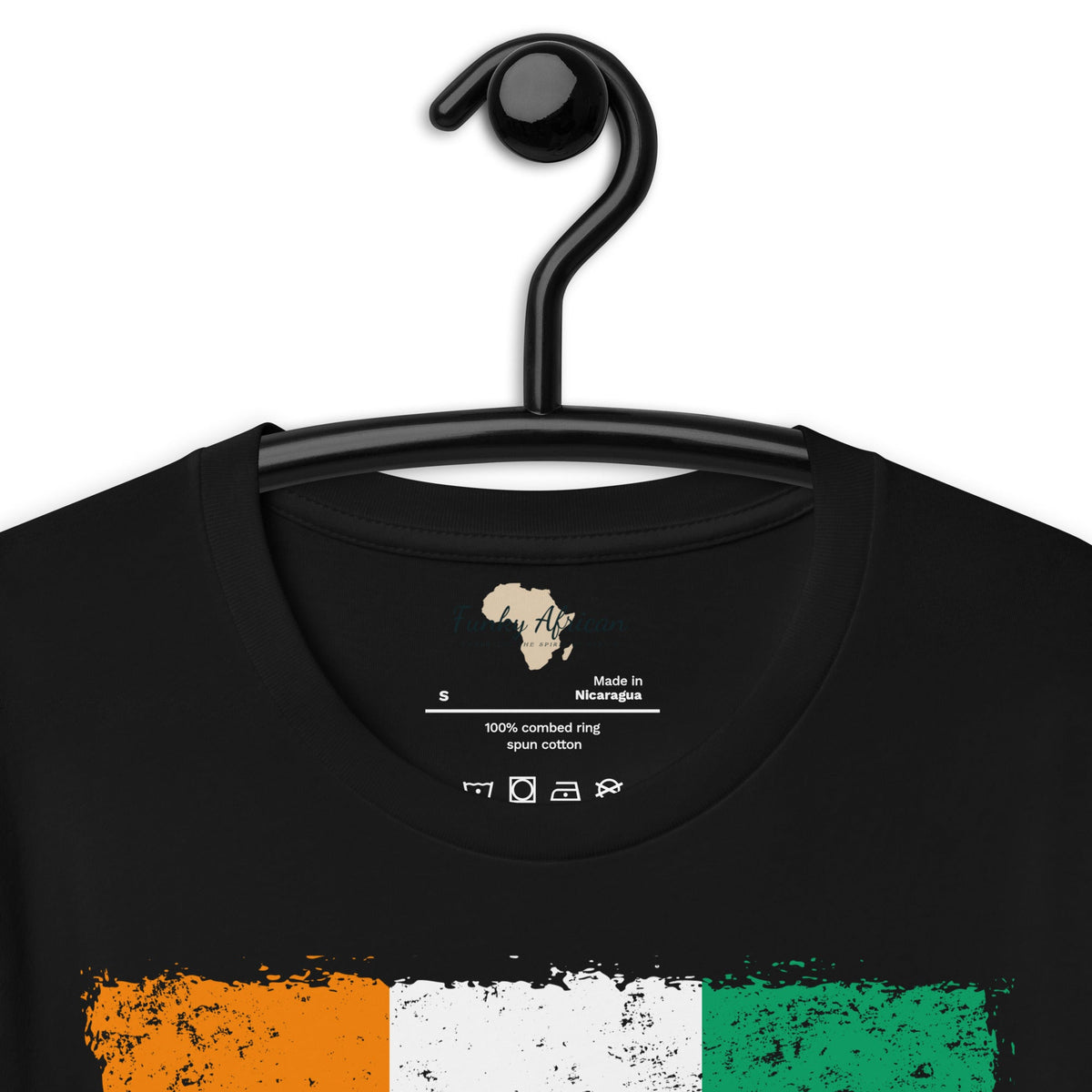 Côte d'Ivoire grunge unisex tee Funky African
