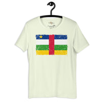 Central African Republic grunge unisex tee