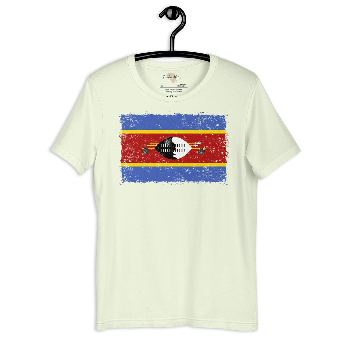 Eswatini grunge unisex tee Funky African