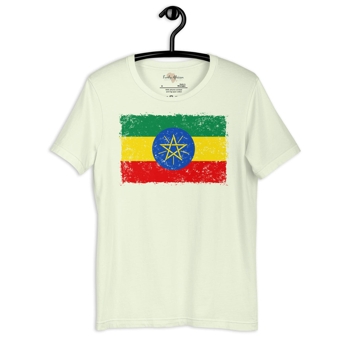 Ethiopia grunge unisex tee Funky African