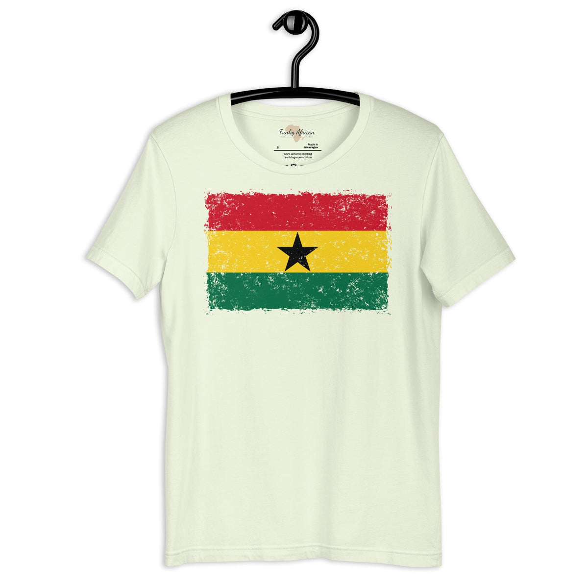 Ghana grunge unisex tee Funky African