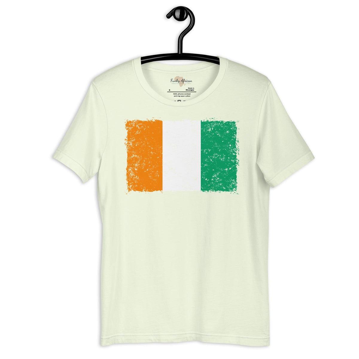 Côte d'Ivoire grunge unisex tee Funky African