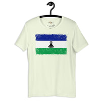 Lesotho grunge unisex tee