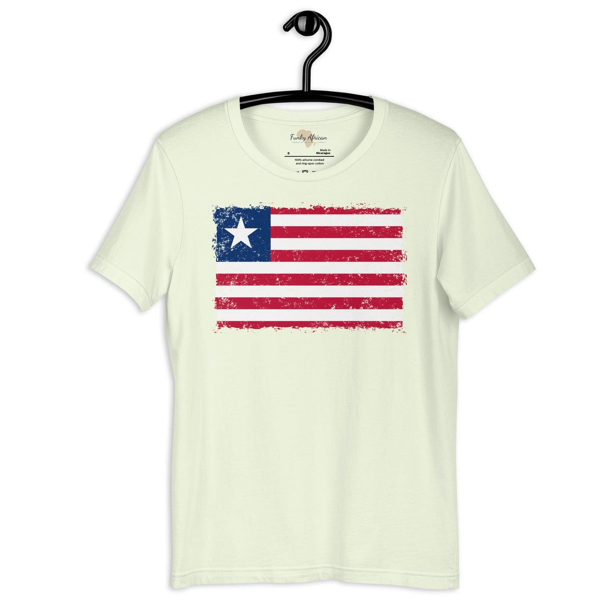 Liberia grunge unisex tee Funky African