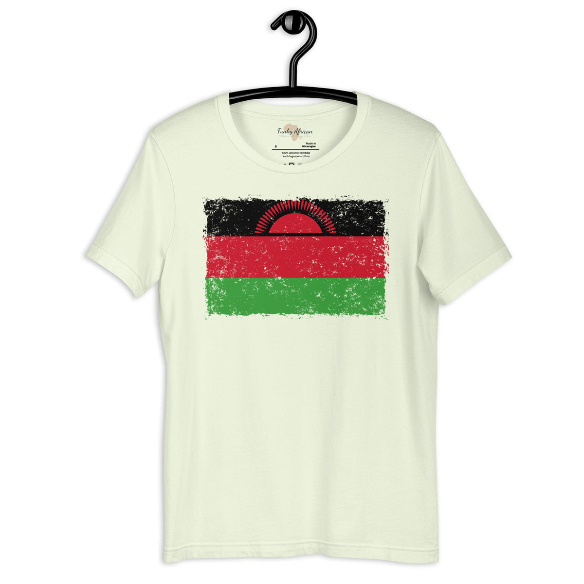 Malawi grunge unisex tee Funky African