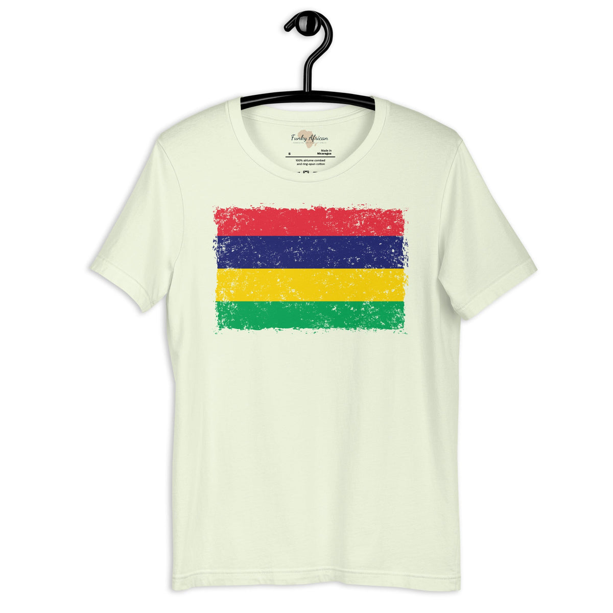 Mauritius grunge unisex tee Funky African