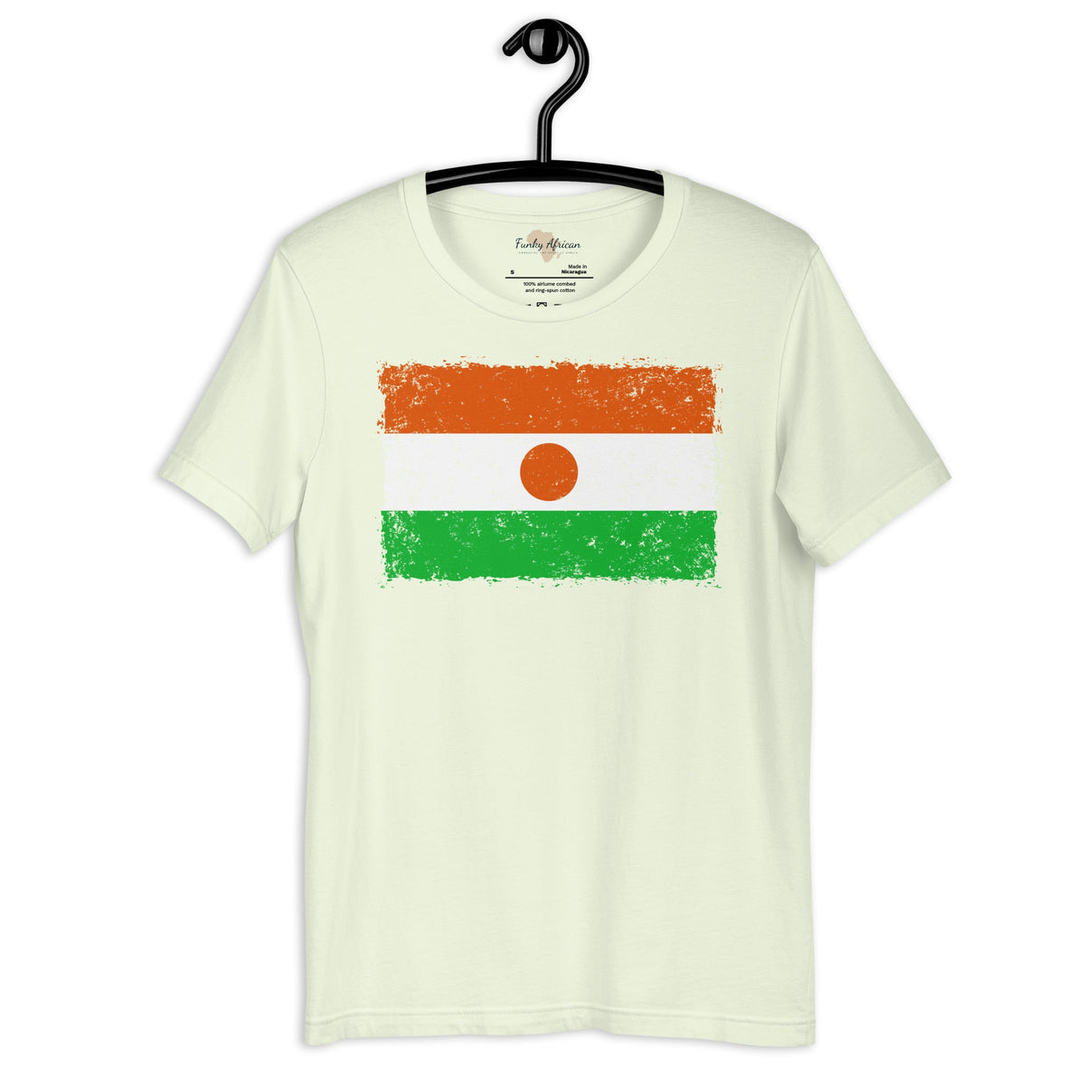 Nigerien grunge unisex tee Funky African