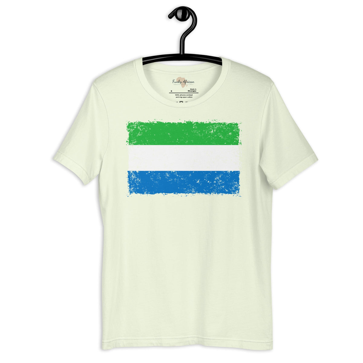 Sierra Leone grunge unisex tee Funky African