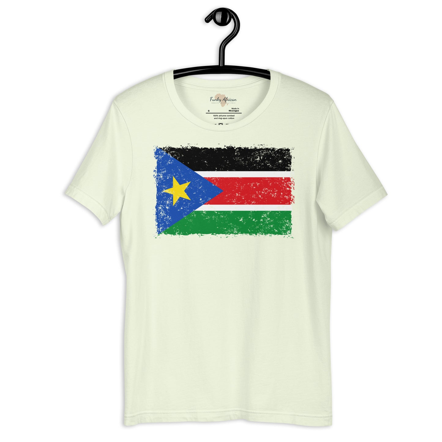 South Sudan grunge unisex tee