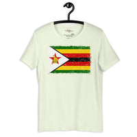 Zimbabwe grunge unisex tee