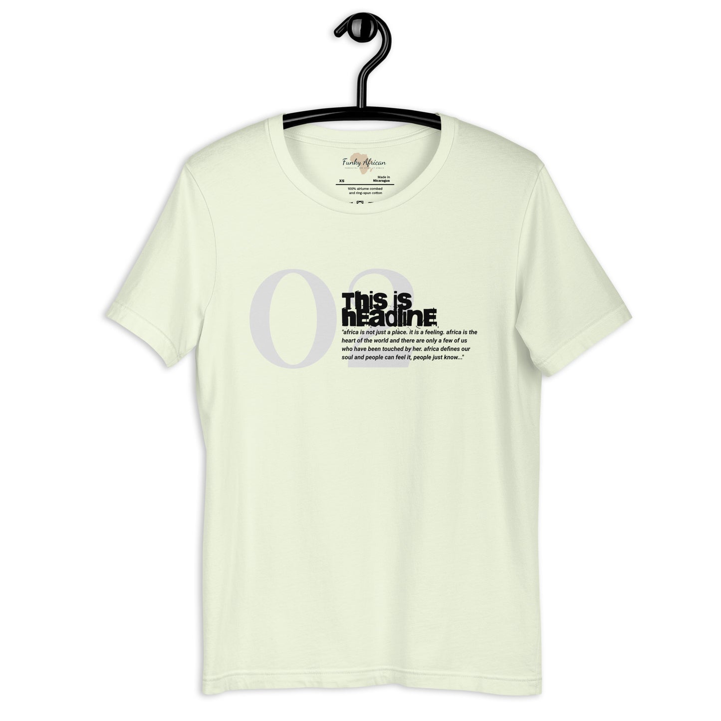Africa not just a place classic tee