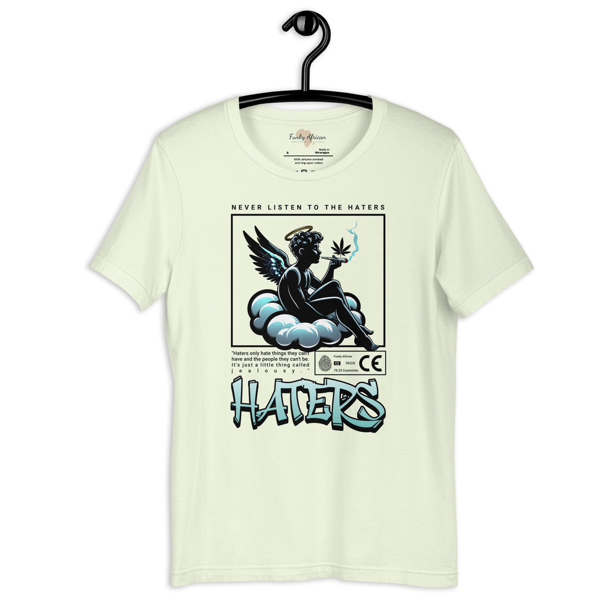 Haters unisex tee Funky African